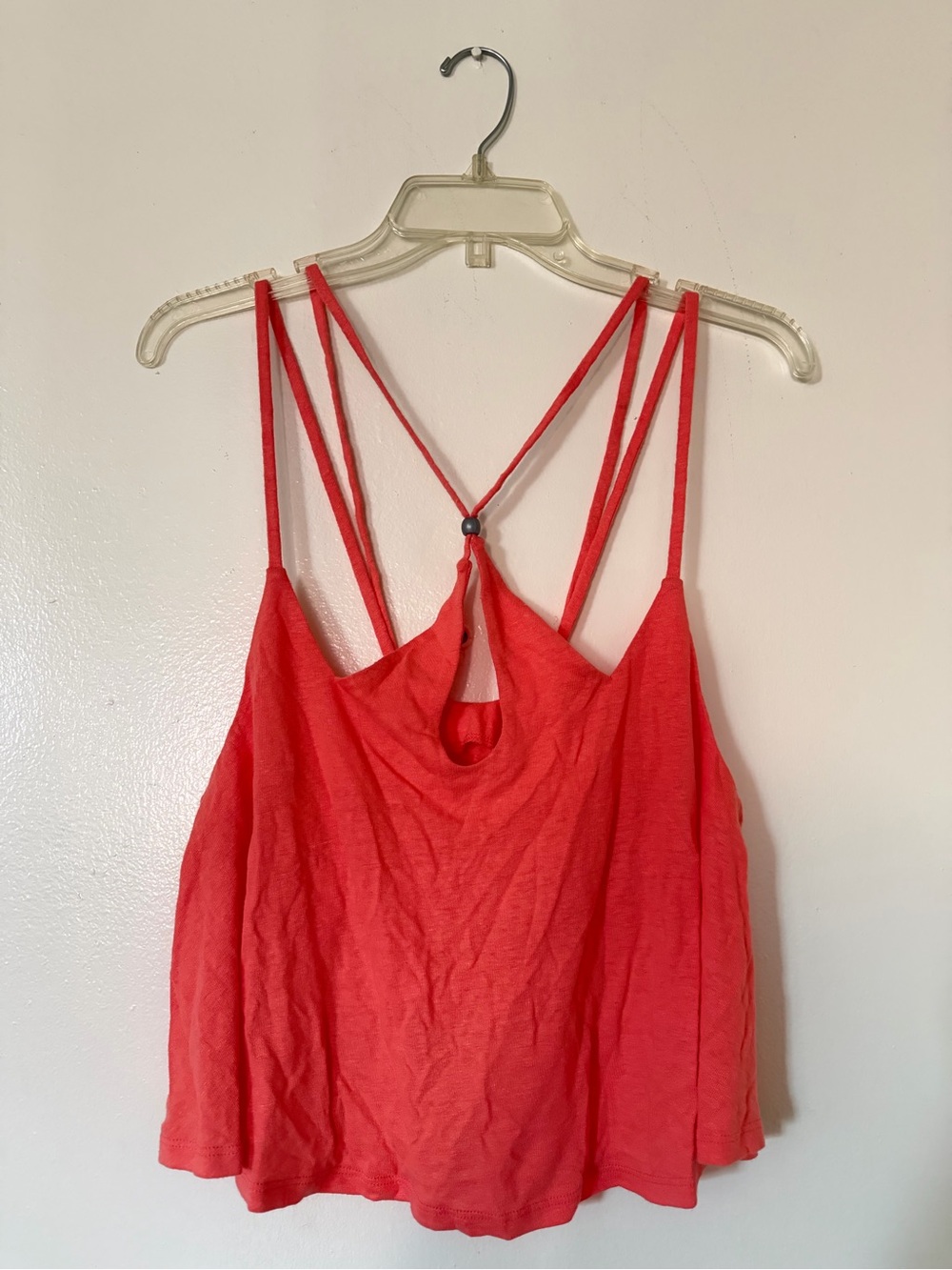 *BRAND NEW* Stylish Vintage Women's Bright Orange Strappy Size Small Tank Top